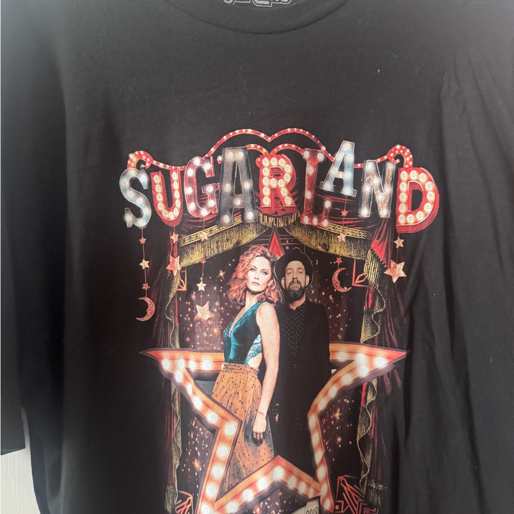 T SHIRT CONCERT Sugarland Black 3XL Tee 2018 Tour XXXL